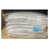 Full Down/feather comforter, pillows, mattress top