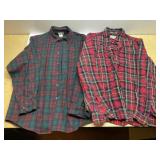 LL Bean flannel shirts M-Reg