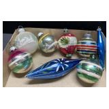 Antique glass Christmas ornaments