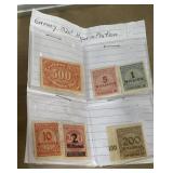 1920s Germany Hyperinflation stamps