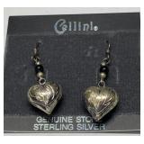 Cellini Sterling Silver & genuine stone earrings