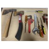 Tools, axe & more