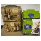 Wine box & workout ball Wine box & workout ball