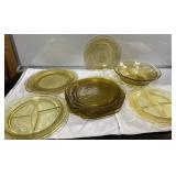 Antique depression glass