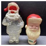 Vintage Christmas candy holder coin banks