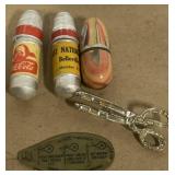 Antique smalls incl Coca Cola & more