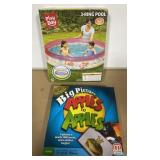 Kiddie Pool & Apples to Apples game Kiddie Pool & Apples to Apples game