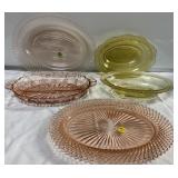 Antique depression glass