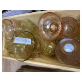 Antique depression glass