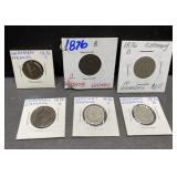 1876 German coins