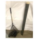 Fishing net & rod holder Fishing net & rod holder