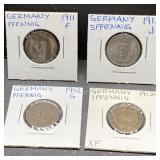 1911 & 1912 German coins 1911 & 1912 German coins