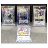 SIGNED & numbered NFL trading cards SIGNED & numbered NFL trading cards