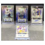 SIGNED & numbered NFL trading cards