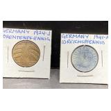 1924 & 1941 German coins 1924 & 1941 German coins