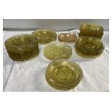 Antique depression glass