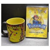 SEALED Pokemon DVD & Pikachu mug