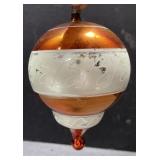 6" antique glass Christmas ornament