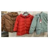 Coats-Chicos size 2, GAP size S & Size 5T New tags