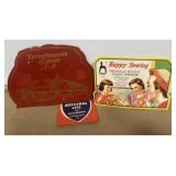 Antique advertising sewing kits