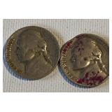 1942 & 1946 nickels 1942 & 1946 nickels