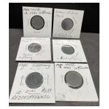 1940 WWII German Third Reich Nazi coins 1940 WWII German Third Reich Nazi coins