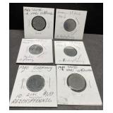 1940 WWII German Third Reich Nazi coins