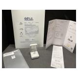 2 KT diamond lab grown w/ 14K gold band w/ PAPERS 2 KT diamond lab grown w/ 14K gold band w/ PAPERS