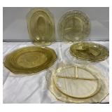 Antique depression glass