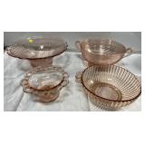 Antique depression glass