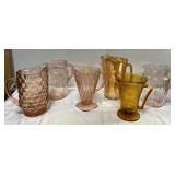 Antique depression glass & carnival glass