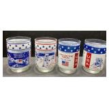 Vintage Nasa Moon Landing Apollo juice glasses Vintage Nasa Moon Landing Apollo juice glasses