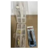 Fishing lures & tackle box