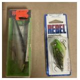 Vintage NOS Rapala & Rebel fishing lures