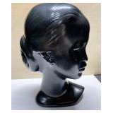 Vintage ceramic head figure 7" tall