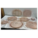 Antique depression glass