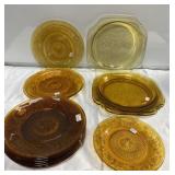 Antique depression glass