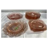 Antique depression glass