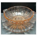 Antique pink depression glass pieces Antique pink depression glass pieces