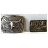 Vintage Buck Knife belt buckle & Noona Buckle