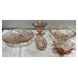 Antique depression glass