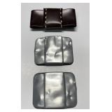 Antique collar clips (not dented metal-those are Antique collar clips (not dented metal-those are