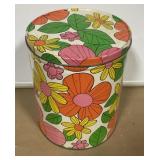 Retro groovy tin 9"x7"