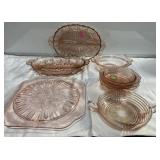 Antique depression glass