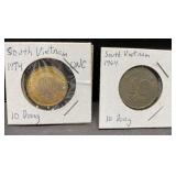 1964 & 74 South Vietnam coins 1964 & 74 South Vietnam coins