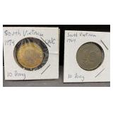 1964 & 74 South Vietnam coins