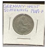 1949 West German coin