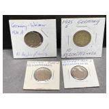 1924 & 25 German coins