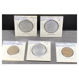 1923 & 24 German coins 1923 & 24 German coins
