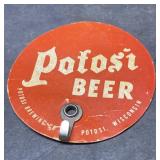 1940s Potosi beer hook sticker